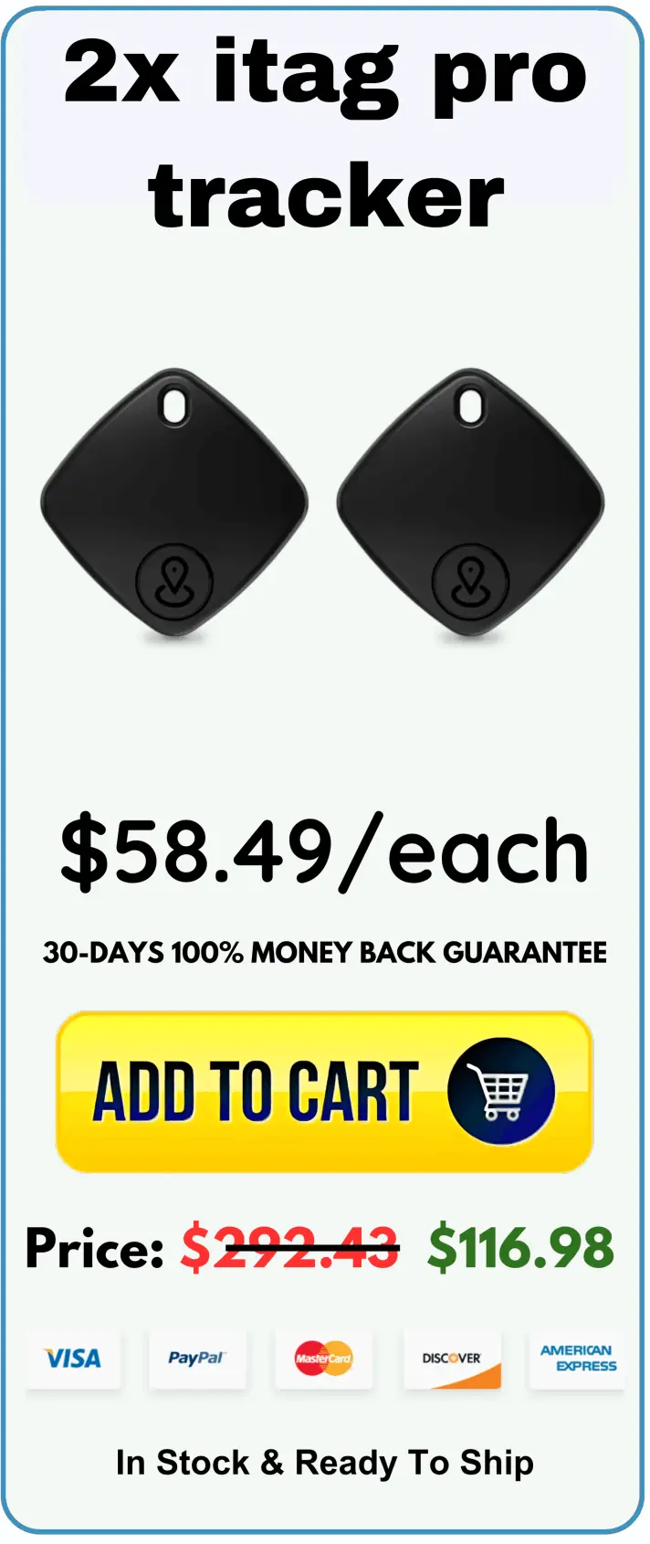 itag pro tracker package price 